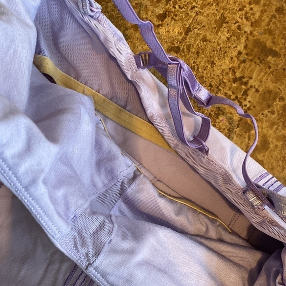 LULULEMON lilac purple centered pose multi strap tank top - Picture 2 of 5